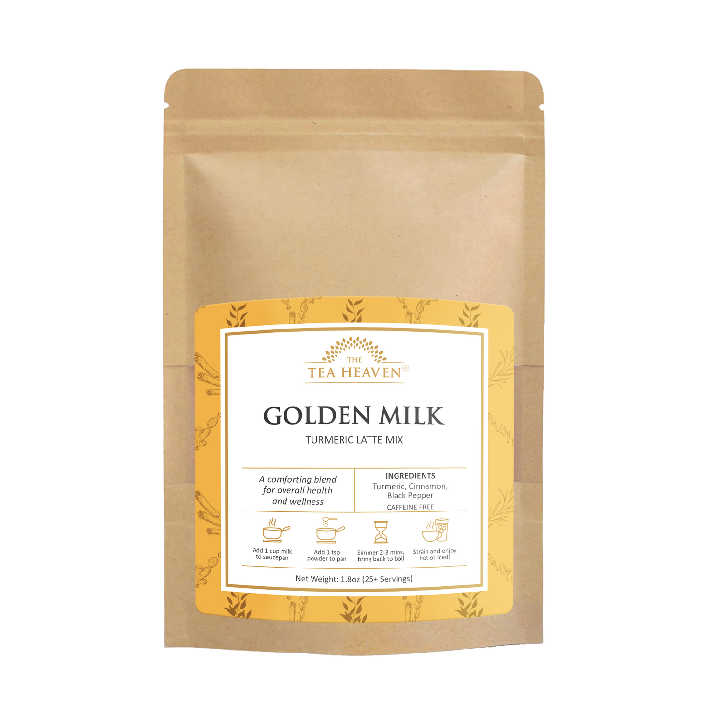 Golden Milk Turmeric Latte Mix Pouch